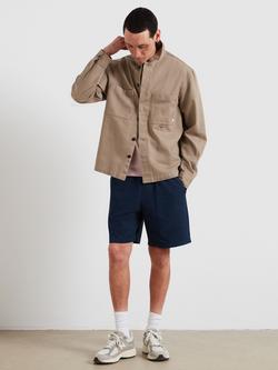 Farah Relaxed Fit Herringbone Cotton Shorts - view 2, Yale