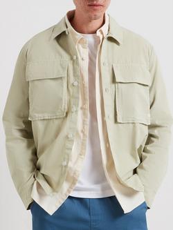 Farah Cotton Canvas Relaxed Fit Shirt - view 2, Green Shade