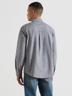 Farah Brewer Cotton Regular Fit Shirt - view 2, White/True Navy