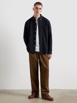 Farah Cotton Regular Fit Shirt - view 2, True Navy