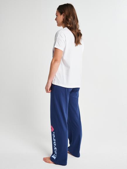 Brand Threads Eeyore Short Sleeved Pyjama Set, Blue - view 2, Blue