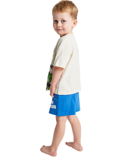 Brand Threads Kids' Iron Man Cotton Short Pyjama Set, Multi - view 2, Multi