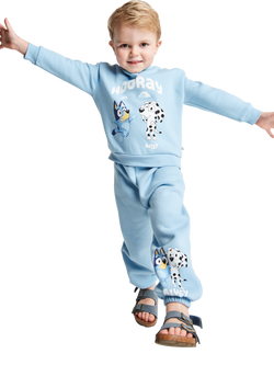 Brand Thread Kids' Bluey Sweatshirt & Joggers Set, Blue, Blue