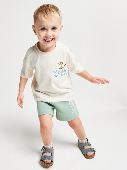 Brand Threads Kids' Gruffalo T-shirt and Shorts Set, Multi, Multi