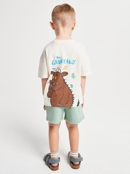 Brand Threads Kids' Gruffalo T-shirt and Shorts Set, Multi - view 2, Multi
