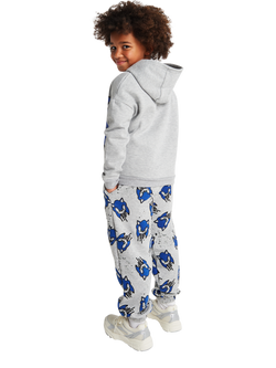 Brand Threads Kids' Sonic The Hedgehog Hoodie and Jogger Set, Grey - view 2, Grey