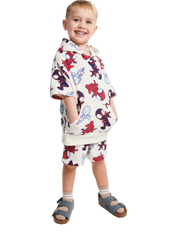 Brand Threads Kids' Spiderman Hoodie and Shorts Set, Multi, Multi