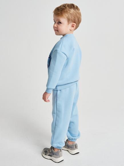 Brand Threads Kids' Thomas The Tank Engine Sweatshirt and Jogger Set, Blue - view 2, Blue