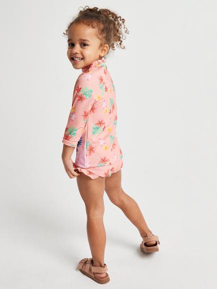 Brand Threads Kids' Moana Long Sleeve Swim Set, Multi - view 2, Multi