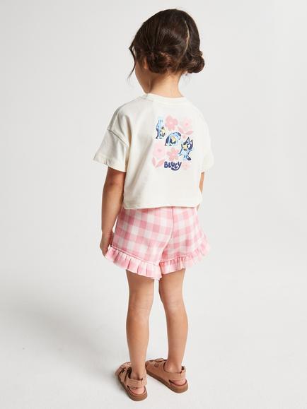 Brand Thread Kids' Bluey T-Shirt & Shorts Set - view 2, Pink/Multi