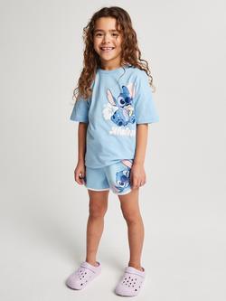Brand Threads Kids' Disney Lilo and Stitch Set, Blue, Blue