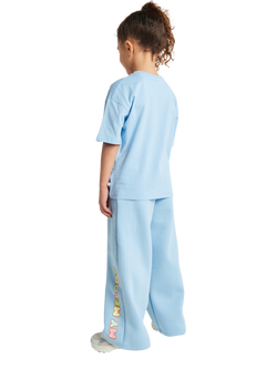 Brand Threads Kids' My Melody Cotton T-Shirt & Joggers Set, Blue - view 2, Blue