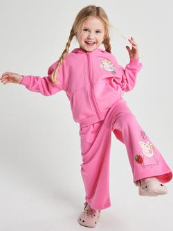 Brand Threads Kids' Peppa Pig Hoodie & Joggers Set, Pink, Pink
