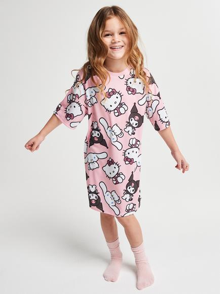 Brand Thread Kids' Hello Kitty Nightdress, Pink, Pink