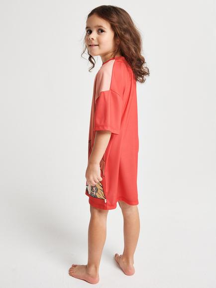 Brand Threads Kids' Disney Moana Nightdress, Pink - view 2, Pink