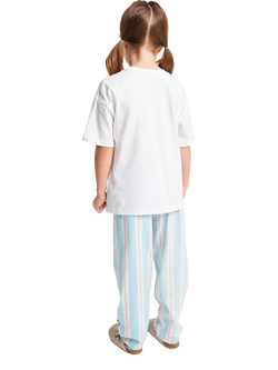 Brand Thread Kids' Cinnamoroll Cotton Long Pyjama Set, Multi - view 2, Multi