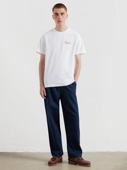 Farah Heavyweight Cotton Regular Fit Short Sleeve Graphic T-Shirt - view 2, White