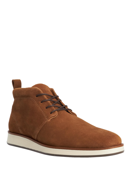 Dune London Smoky Casual Suede Lace-Up Ankle Boots, Tan - view 2, Tan