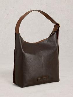 White Stuff Sophia Pure Leather Bag, Brown - view 2, Brown
