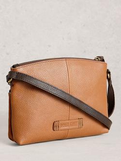 White Stuff Hollie Mini Crossbody Leather Bag, Tan - view 2, Tan