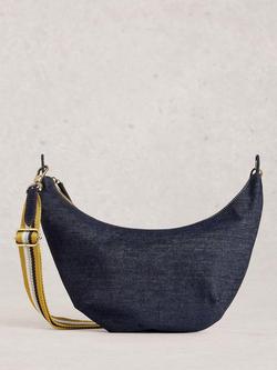White Stuff Natalie Denim Sling Bag, Navy, Navy