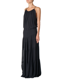 IRO Island Sleeveless Maxi Dress, Black - view 2, Black