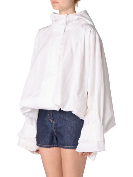 IRO Wallie Tiered Cuffs Shacket, White - view 2, White