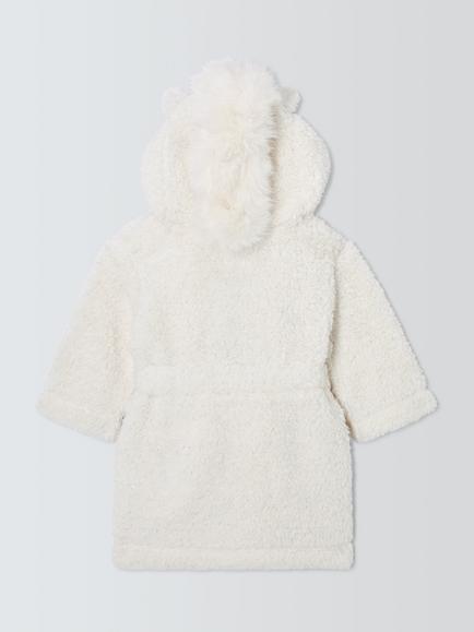 John Lewis Baby Unicorn Bath Robe, White - view 2, White
