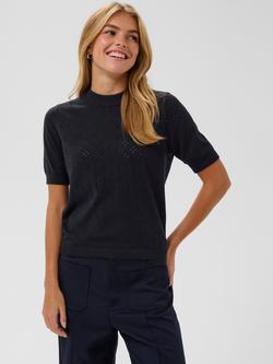 Saint Tropez Oline Short Sleeve Jumper, Night Sky, Night Sky