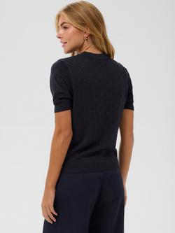 Saint Tropez Oline Short Sleeve Jumper, Night Sky - view 2, Night Sky