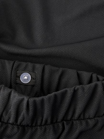 NAME IT Kids' Mesh Minecraft Shorts, Black - view 2, Black