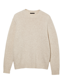 SISLEY Wool Blend Crew Neck Jumper, Melange