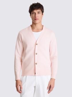 Moss Four Button Cardigan, Light Pink, Light Pink