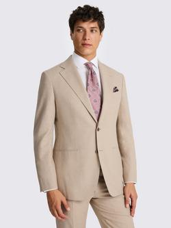 Moss Italian Tailored Suit Jacket, Neutral, Neutral
