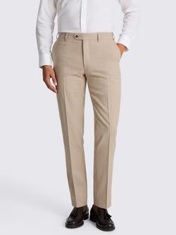 Moss Wool Blend Tailored Suit Trousers, Neutral, Neutral