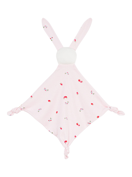 Petit Bateau Baby Bunny Comforter, Pink - view 2, Pink