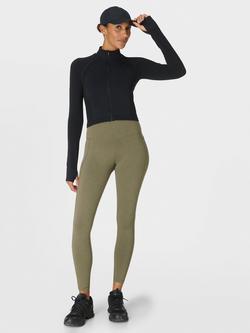 Sweaty Betty Studio Leggings, Agave Green - view 2, Agave Green
