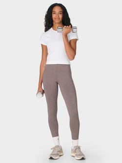 Sweaty Betty Studio 7/8 Leggings, Brown Mid - view 2, Brown Mid