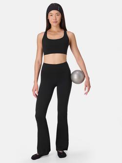 Sweaty Betty Ultimate Studio Yoga Flare Trousers, Black - view 2, Black