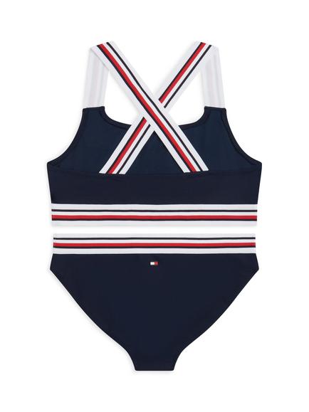 Tommy Hilfiger Kids' Bralette Bikini Set - view 2, Navy