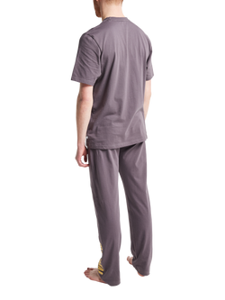 Brand Threads Mandalorian Cotton Long Pyjama Set, Grey - view 2, Grey