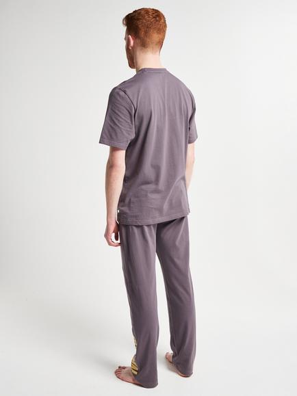 Brand Threads Mandalorian Cotton Long Pyjama Set, Grey - view 2, Grey