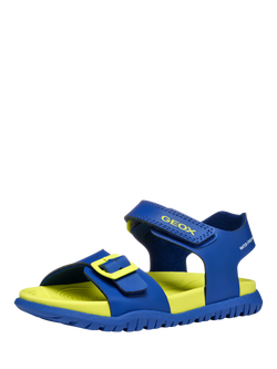 Geox Kids' Fusbetto Open Toe Sandals - view 2, Royal/Yellow