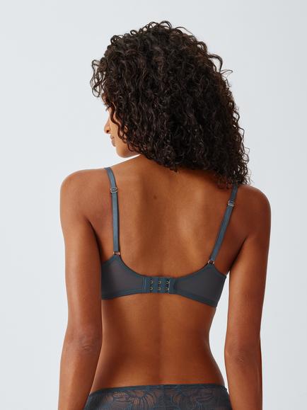 John Lewis Reese High Apex Spacer Bra - view 2, Navy
