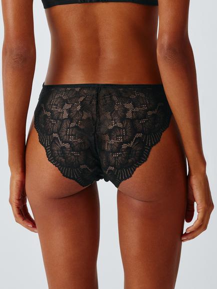 John Lewis Cleo Bikini Knickers - view 2, Black