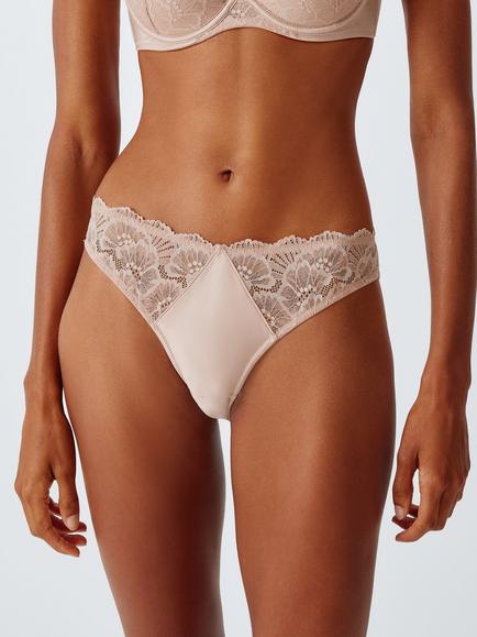 John Lewis Cleo Bikini Knickers, New Almond