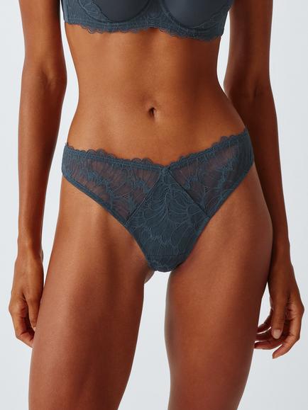 John Lewis Reese Lace Thong, Navy