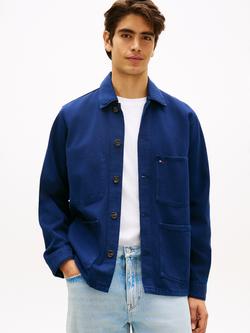 Tommy Hilfiger Cotton Blend Chore Jacket, Blue, Blue