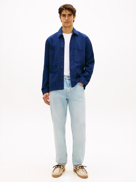 Tommy Hilfiger Cotton-Rich Garment-Dyed Shacket - view 2, Blue