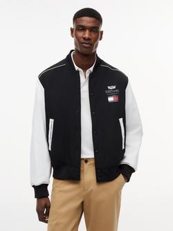 Tommy Hilfiger X Cadillac F1 Sports Jacket, Black/White, Black/White